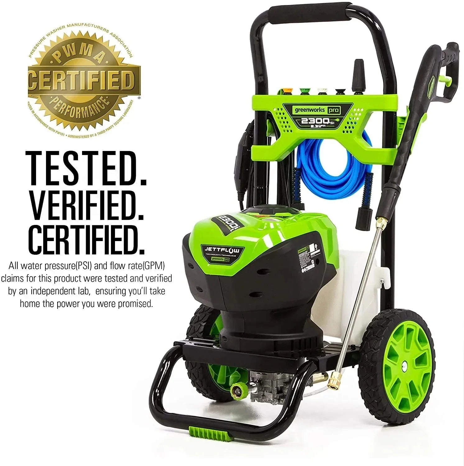 2300-PSI 14 Amp 2.3-GPM Brushless Pressure Washer