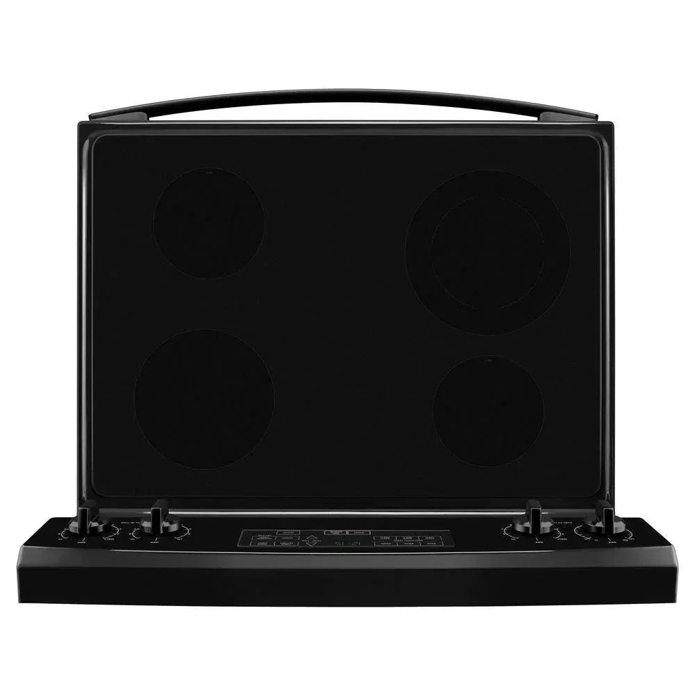 4.8 cu. ft. Electric Range in Stainless Steel Black